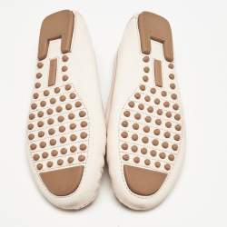 Tory Burch Blush Pink Leather Lowell Loafers Size 39
