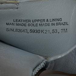 Pre Owned Tory Burch Blue Leather Slingback Sandals Size 37