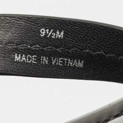 Pre Owned Tory Burch Black Patent Leather Miller Thong Flats Size 39.5