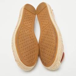 Pre Owned Tory Burch Pink Suede Minnie Ballet Flats Size 36