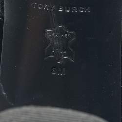 Pre Owned Tory Burch Black Velvet Eleanor Slingback Sandals Size 38