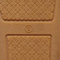 Pre Owned Tory Burch Pink/Canvas and  Leather Lucia Espadrille Flats Size 39