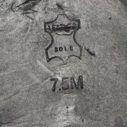 Pre Owned Tory Burch Black Leather and Nubuck Leather Knee Length Boots Size 37.5