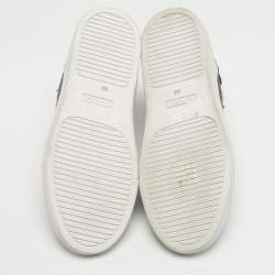 Pre Owned حذاء رياضي توري برش سويدي رصاصي سكارليت مزخرف كريستال مقاس 37.5