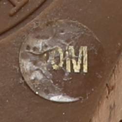 Pre Owned صندل بلاتفورم ليزر كت جلد بني توري برش إلين مقاس 40