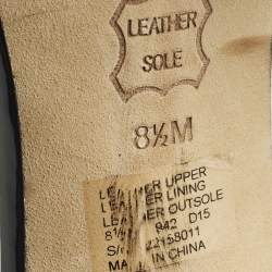 مملوكة مسبقًا صندل توري برش شيلي جلد برنيق أسود بحزام للكاحل مقاس 38.5