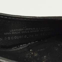 مملوكة مسبقًا Tory Burch  Size 36 Black Leather Sophie Peep Toe Wedge Pumps