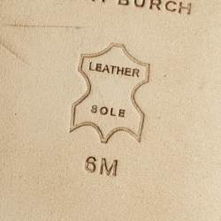 Pre Owned Tory Burch Eleanor Size 36 Brown Leather Ankle Strap Sandals