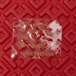 مملوكة مسبقًا Tory Burch Isidro Size 39 Red PVC Flip Flops