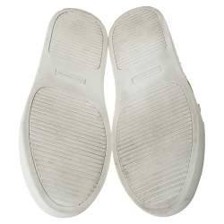 مملوكة مسبقًا حذاء رياضى تورى برش سليب أون هواراتش جلد مغزول ذهبى مقاس 40