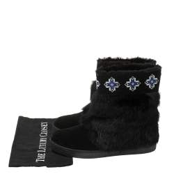 مملوكة مسبقًا خذاء بوت توري برش فرو وسويدي مقاس 38