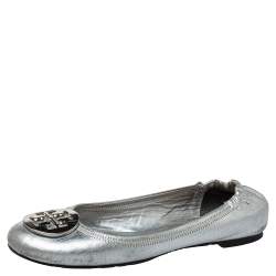 tory burch shoes silver