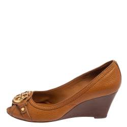 مملوكة مسبقًا صندل كعب روكي توري برش جلد بني مقاس 37