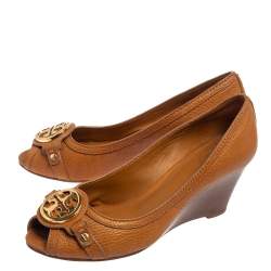 مملوكة مسبقًا صندل كعب روكي توري برش جلد بني مقاس 37