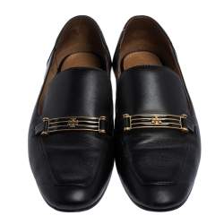 Tory Burch Black Leather Amelia Loafers Size 39 Tory Burch | The Luxury  Closet