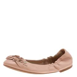 Tory burch lowell 2025 leather ballet flat