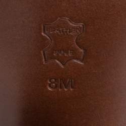 مملوكة مسبقًا Tory Burch Multicolor  Suede And Leather Block Heel Ankle Strap Sandals Size 38