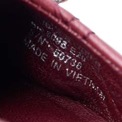 Pre Owned حذاء باليرينا فلات توري برش ميني جلد بني مبطن مقاس 36