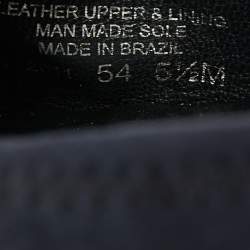 Pre Owned حذاء باليرينا فلات توري برش ميني سويدي أزرق كحلي مجعد مقاس 35.5