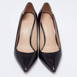 Pre Owned Tory Burch Black Leather Elizabeth Pumps Size 39