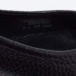 Pre Owned Tory Burch Black Leather Sophie Peep-Toe Wedge Pumps Size 40.5