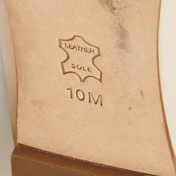 مملوكة مسبقًا Tory Burch Beige/Black Leather and Patent Ballet Flats Size 40 