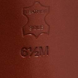 مملوكة مسبقًا Tory Burch Blue Python Embossed and Leather Slingback Block Heel Sandals Size 36.5