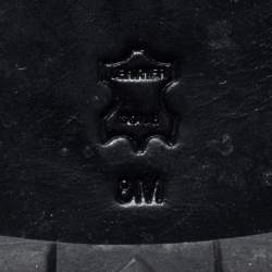 Pre Owned Tory Burch Black Leather Knee Length Boots Size 38