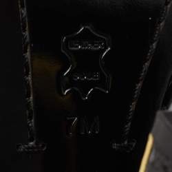 Pre Owned Tory Burch Black Python Pumps Size 37