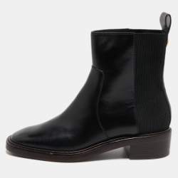 Tory Burch Black Leather Ankle Length Boots Size  Tory Burch | TLC