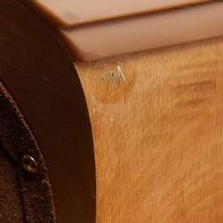 Pre Owned Tory Burch Brown Suede Brayden Slingback Clogs Size 37