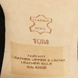 Pre Owned Tory Burch Black Suede Block Heel Pumps Size 40.5