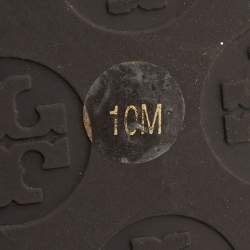 Pre Owned Tory Burch Brown Leopard Print Calf Hair Reva Ballet Flats Size 40.5