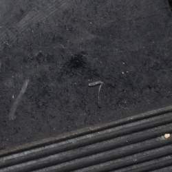 Pre Owned Tory Burch Black Rubber Mini Miller Thong Flats Size 37.5