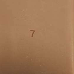 Pre Owned Tory Burch Green/Navy Blue Patent and Leather Chelsea Pumps Size 37