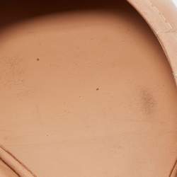 Pre Owned Tory Burch Beige Quilted Leather Quinn Ballet Flats Size 38.5