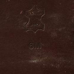 Pre Owned Tory Burch Black Leather Reva Knee Length Boots Size 36.5