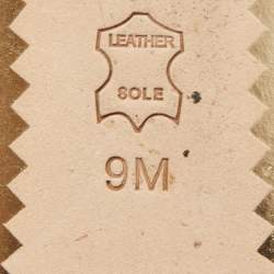 Pre Owned Tory Burch Navy Blue Suede Reva Ballet Flats Size 39.5