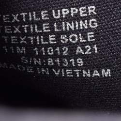 Pre Owned Tory Burch Blue Canvas Bow Slip On Espadrille Loafers Size 41 