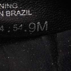 Pre Owned Tory Burch Black Leather Sophie Wedge Pumps Size 39.5