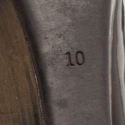 Pre Owned Tory Burch Black Patent Leather Wedge Pumps Size 40.5