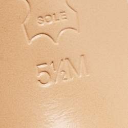 Pre Owned Tory Burch Beige Satin Embellished Logan Sandals Size 35.5