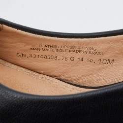 Pre Owned Tory Burch Black Quilted Leather Leila Wedge Pumps Size 40.5