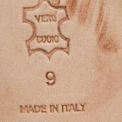 Pre Owned Tory Burch White Patent and Leather Penelope Slingback Pumps Size 39.5