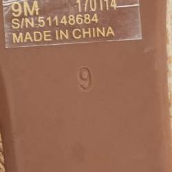 Pre Owned Tory Burch Metallic Leather Platform Wedge Sandals Size 39