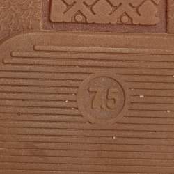 Pre Owned Tory Burch Pink Leather Bima Espadrille Wedge Sandals Size 38