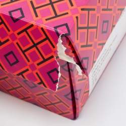 Pre Owned Tory Burch Brown Janey Buckle Detail Block Heel Pumps Size 37.5