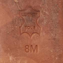 Pre Owned Tory Burch Black/Brown Printed Straw and Leather Aaden Ballet Flats Size 38.5