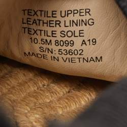 Pre Owned Tory Burch Multicolor Knit Fabric Daisy Espadrille Sneakers Size 41