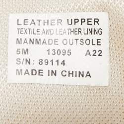 Pre Owned Tory Burch Green Suede Good Luck Low Top Sneakers Size 35